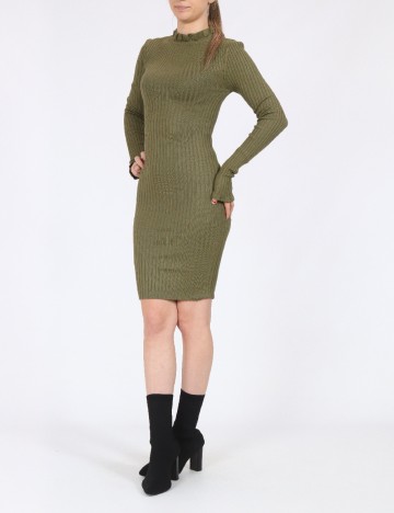 Rochie scurta Pieces, verde
