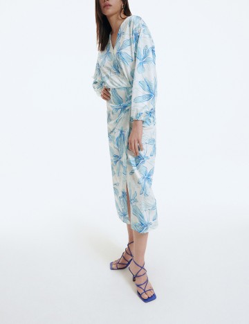 Rochie medie Reserved, bleu, L