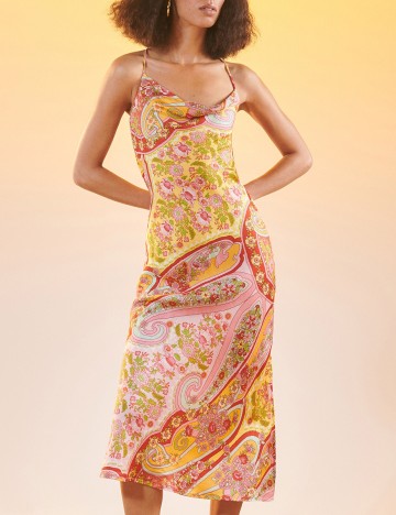 Rochie medie Reserved, galben, 44