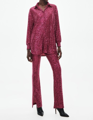 Pantaloni Reserved, roz, L