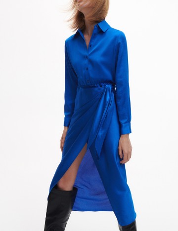 Rochie medie Reserved, albastru, M