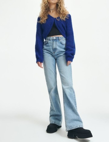 Cardigan Reserved, bleumarin, M