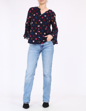 Camasa Dranella, bleumarin, 34