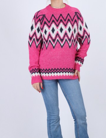 Pulover Fransa, roz, S