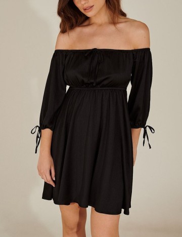 Rochie scurta NA-KD, negru, 32