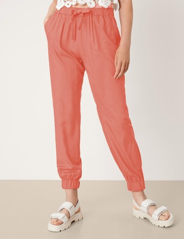 Pantaloni Q/S, somon, 38