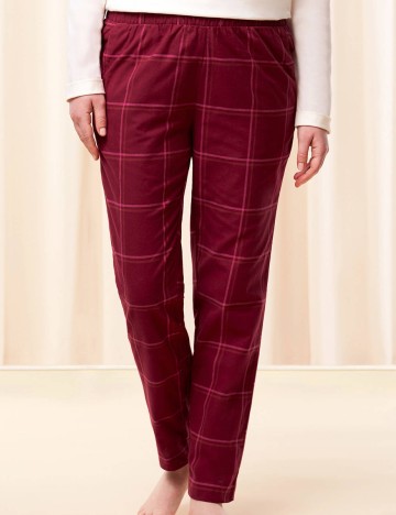 Pantaloni de pijama Triumph, visiniu