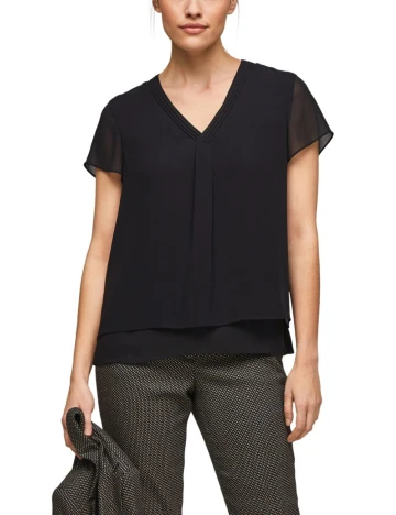 Bluza s.Oliver, negru Negru