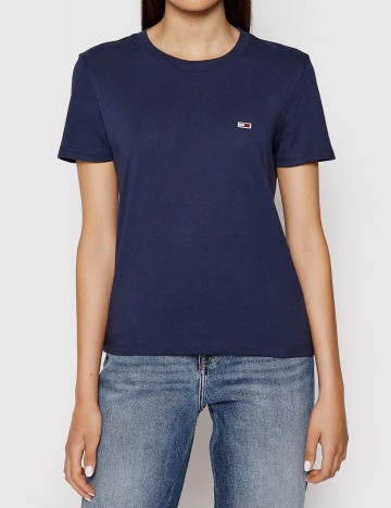 Tricou Tommy Jeans, bleumarin