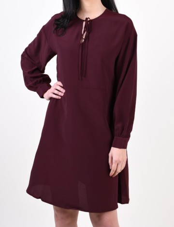 Rochie scurta Vila, visiniu