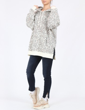 Hanorac Oversize American Eagle, animal print