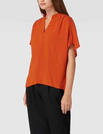 Bluza Q/S, caramiziu