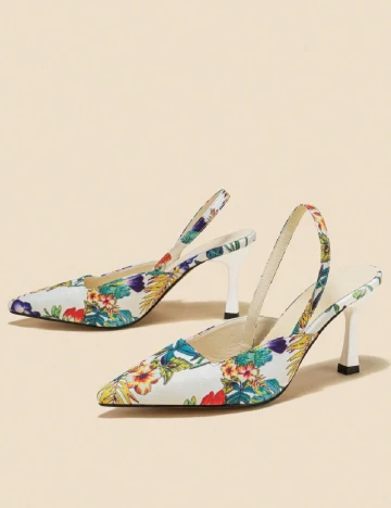 Pantofi SHEIN, floral Floral print