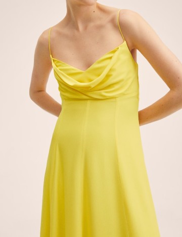 Rochie lunga Mango, galben