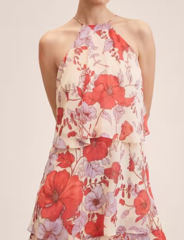 Rochie lunga Mango, floral print