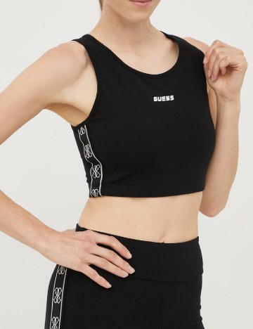 Bustiera sport Guess, negru