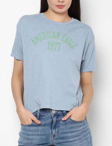 Tricou American Eagle, albastru