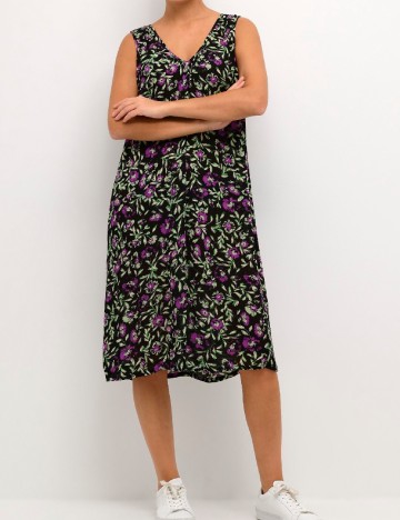 Rochie medie Kaffe, imprimeu floral