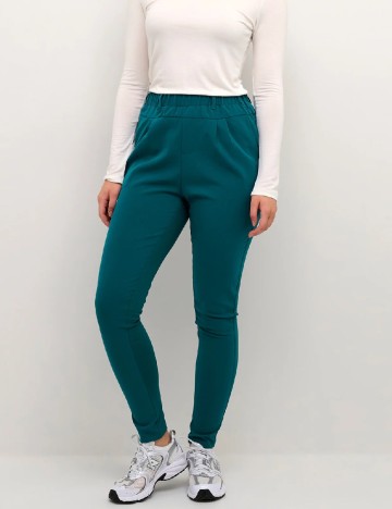 Pantaloni Kaffe, turcoaz