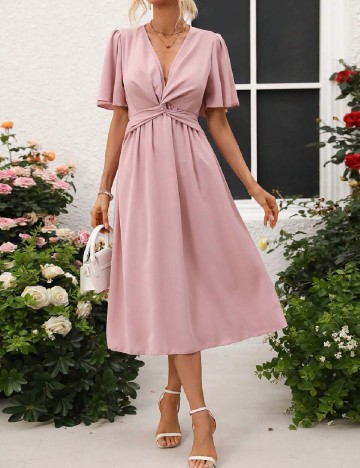 Rochie medie SHEIN, roz