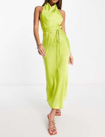 Rochie medie ASOS, verde