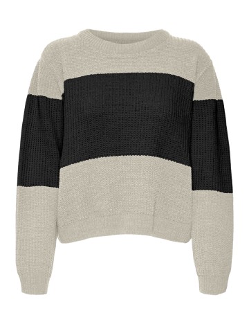 Pulover Vero Moda, crem/negru