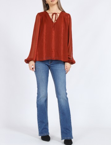 Bluza Vero Moda, caramiziu