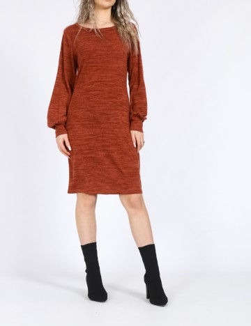 Rochie scurta Vero Moda, caramiziu