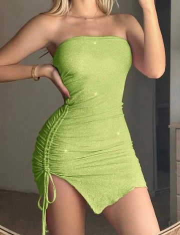 Rochie scurta SHEIN, verde