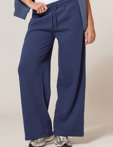 Pantaloni PrettyLittleThing, bleumarin
