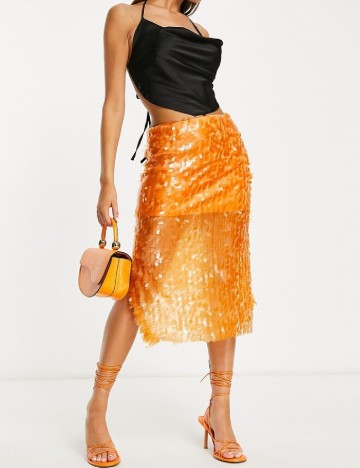 Fusta Something New, portocaliu