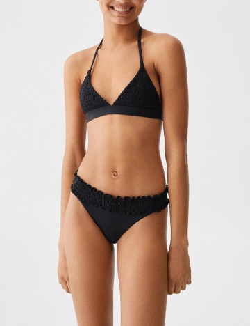 Costum de baie Mango Teen, negru