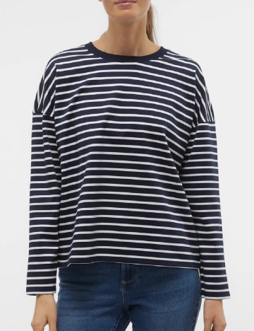 Bluza Vero Moda, bleumarin
