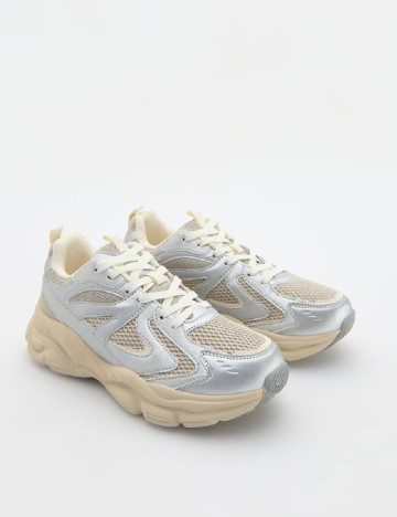 Adidasi Reserved, argintiu