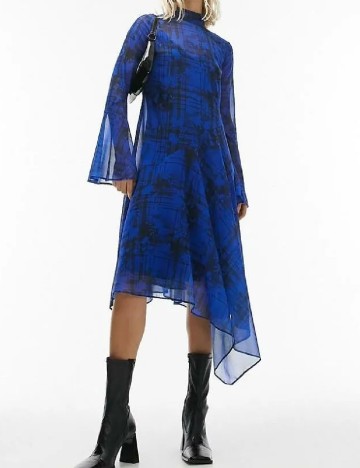 Rochie medie Top Shop, albastru