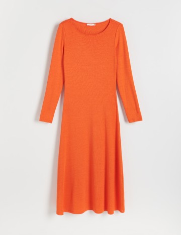 Rochie medie Reserved, portocaliu