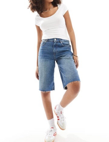 Pantaloni scurti ASOS, albastru