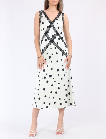 Rochie medie Coast, ecru