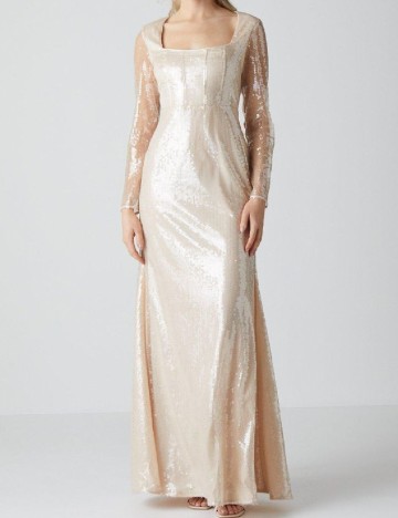 Rochie lunga Coast, crem