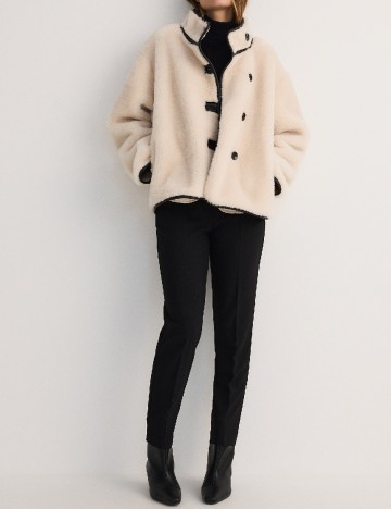 Pantaloni Reserved, negru