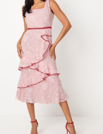 Rochie medie Coast, roz