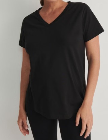Tricou Reserved, negru