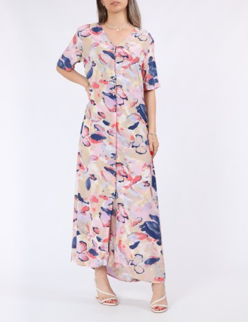 Rochie medie Pieces, mix culori