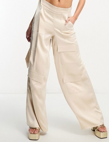 Pantaloni AsYou, crem