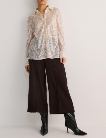 Camasa Reserved, ecru