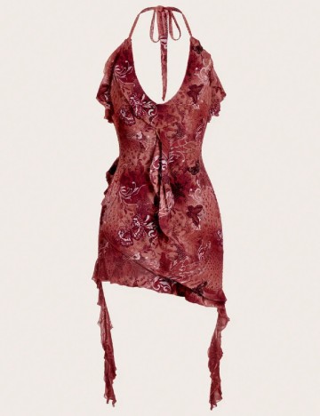 Rochie scurta SHEIN, rosu