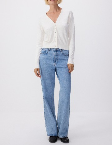 Cardigan Reserved, alb