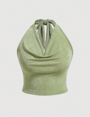 Top SHEIN CURVE, verde