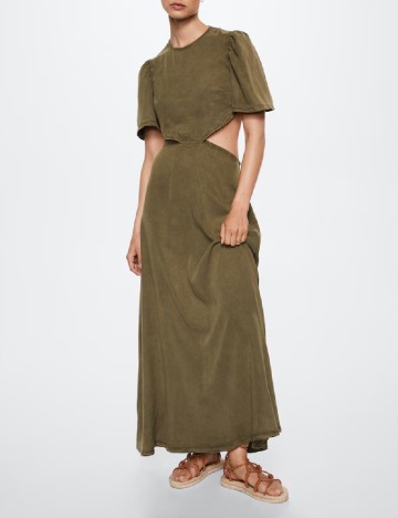 Rochie lunga Mango, verde