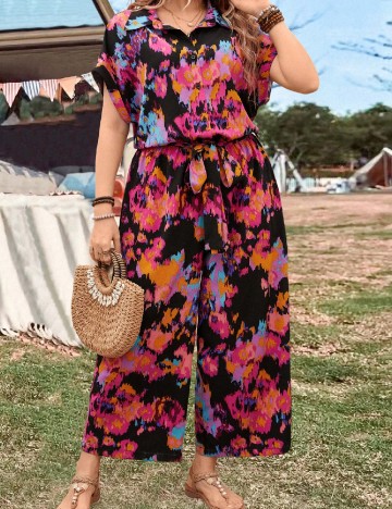 Salopeta SHEIN CURVE, mix culori